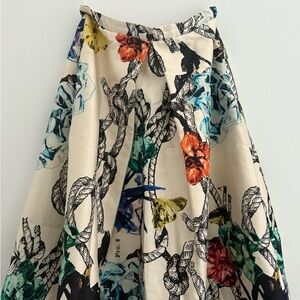 Floral Print Women's Skirt